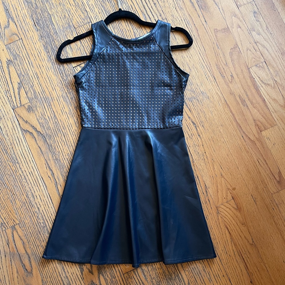 Girls Leather Hollyworld Dress